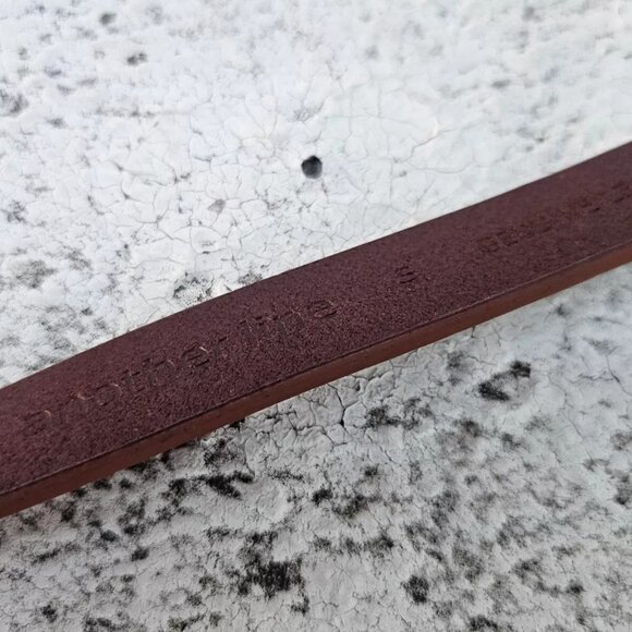 Another Line Women Belt Brown Genuine Leather Waistband Pin Buckle Belt Size S main image 4
